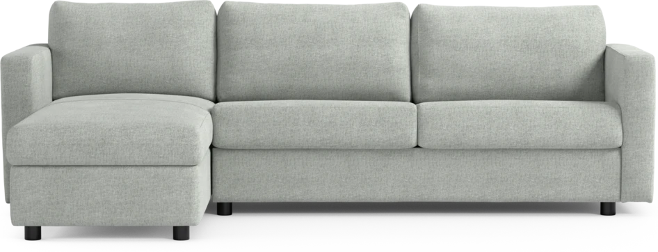 Lindö - Bäddsoffa 2,5-sits med schäslong, vändbar - Grå