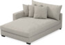 Rossi - Schäslong XL vänster - Beige