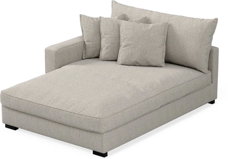 Rossi - Schäslong XL vänster - Beige