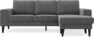 Sierra - 3-sits soffa med flyttbar schäslong - Grå