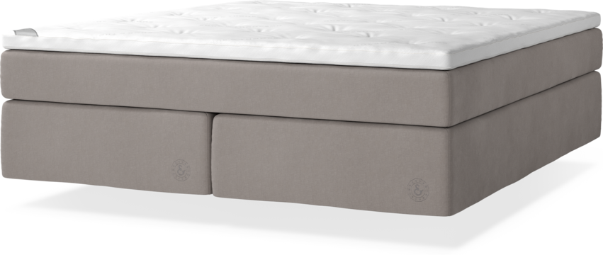 Cape Farewell Comfort - Kontinentalsäng, dubbelsäng med svävande utseende - Grå