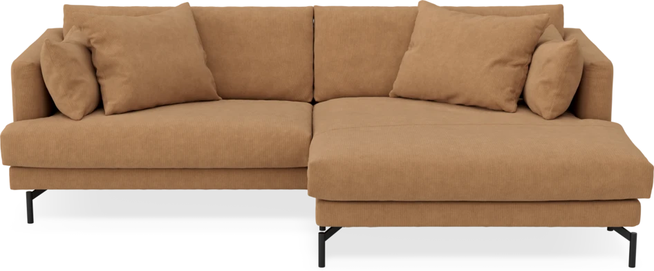 Harper - 4-sits med schäslong XL höger - Gul