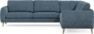 Bridge - Hörnsoffa, 3+2-sits - Blå