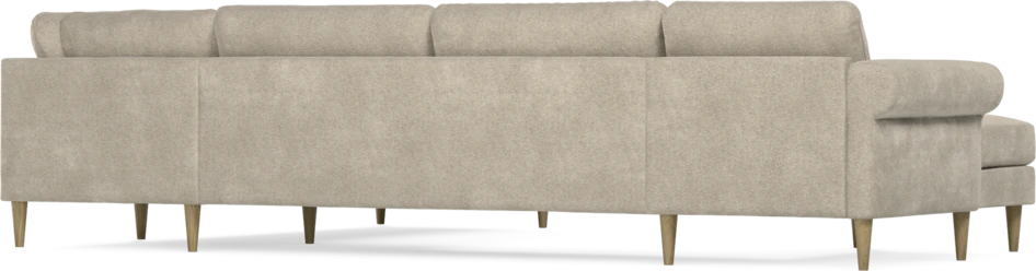 Bridge - Hörnsoffa, 3+2-sits med schäslong vänster - Beige