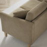 Eden - 3-sits soffa svängd - Beige