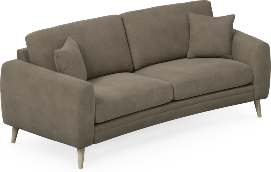 Eden - 2,5-sits soffa svängd - Beige