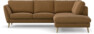 Madison - 2-sits soffa med divan höger - Brun