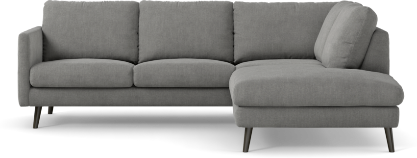 Madison Lux - 2-sits soffa med divan höger - Grå