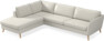 County - 2,5-sits soffa med divan vänster - Vit
