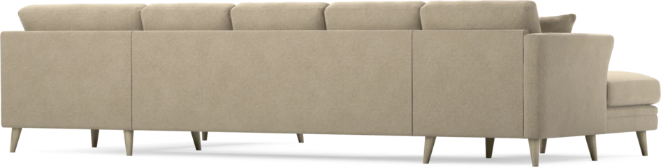 Eden - 3-sits soffa med schäslong vänster och divan höger - Beige