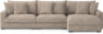 Rossi - 3-sits soffa med schäslong höger - Beige