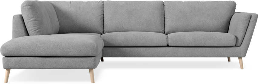 Madison Lux - 3-sits soffa med divan vänster - Vit