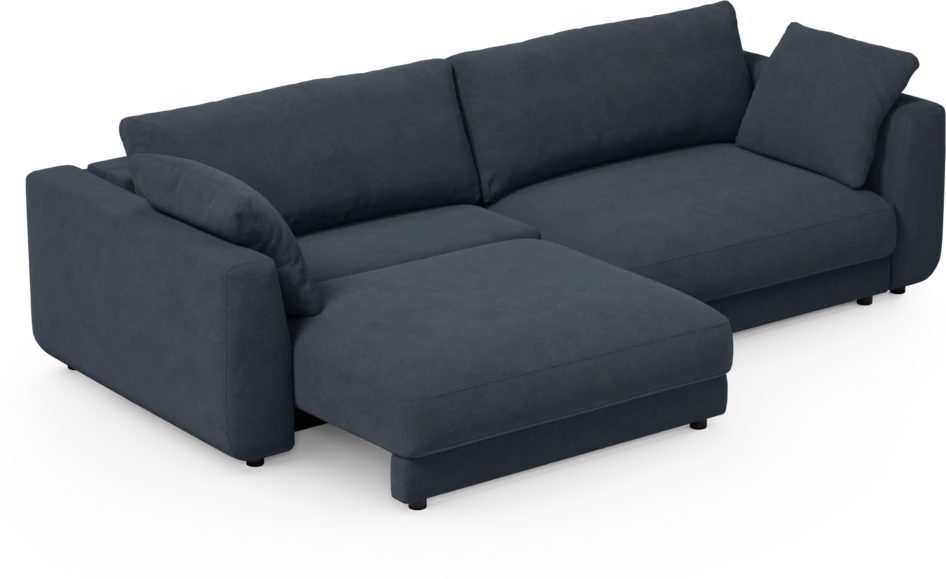 Amie - Bäddsoffa 4-sits - Blå