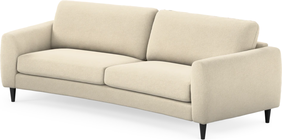 Bridge - 3-sits soffa svängd - Beige