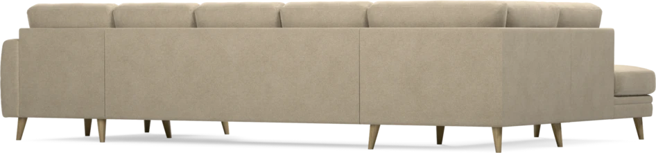 Eden - 3-sits soffa med divan vänster och schäslong höger - Beige