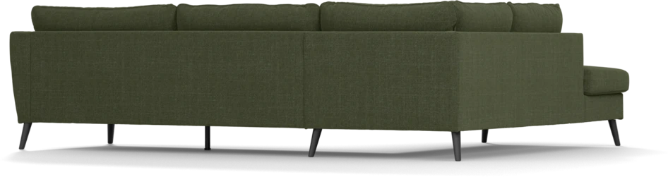 County - 2,5-sits soffa med divan vänster - Grön