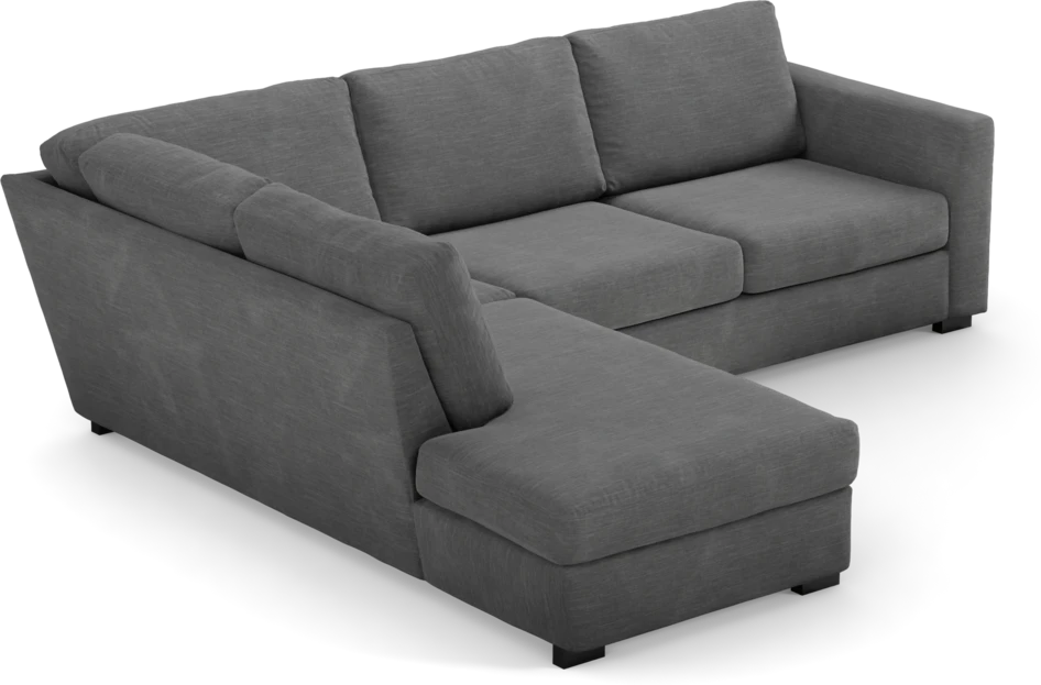 Friday - 2,5-sits soffa med divan vänster - Grå