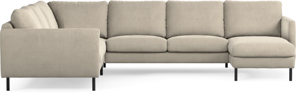 Madison Lux - Hörnsoffa med schäslong höger - Beige