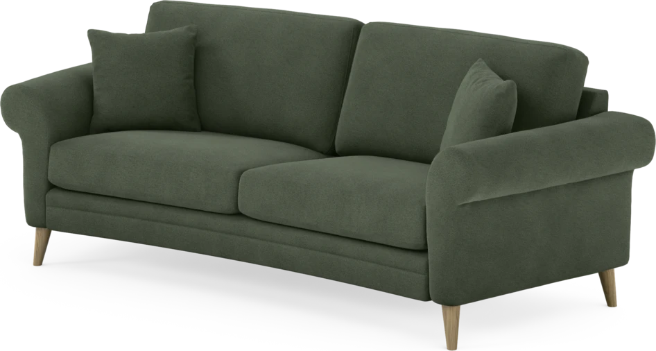 Eden - 2,5-sits soffa svängd - Grön