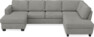 Friday - 3-sits soffa med schäslong vänster och divan höger - Grå