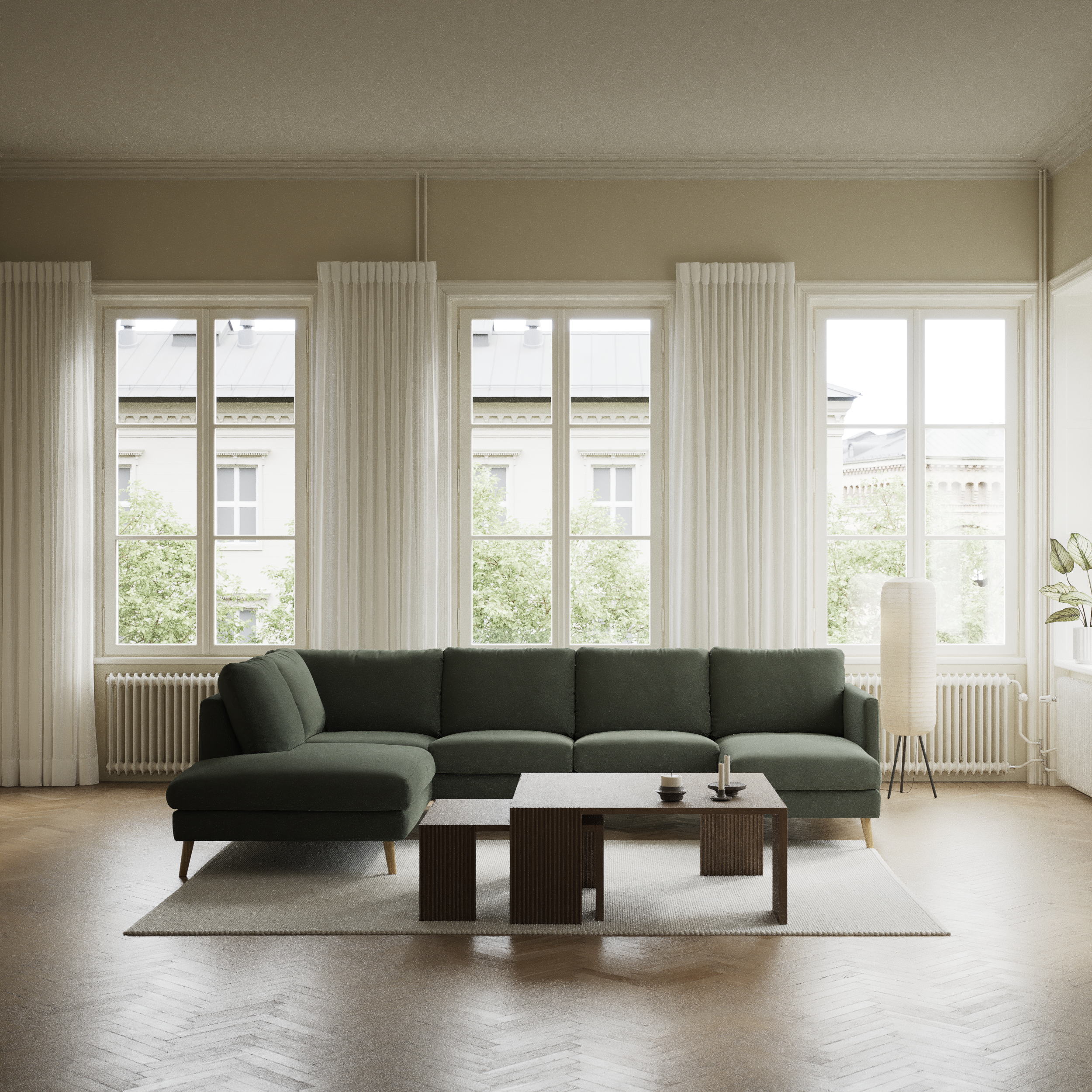 Madison Lux - 2-sits soffa med divan vänster och schäslong höger - inspiration