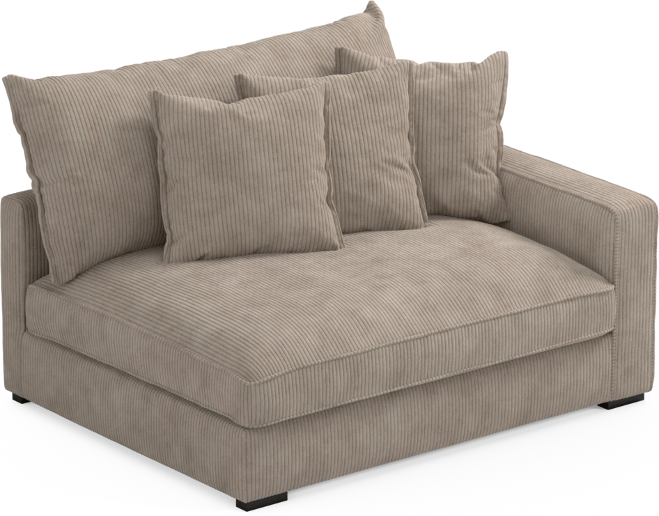 Rossi - 2-sits med armstöd höger - Beige