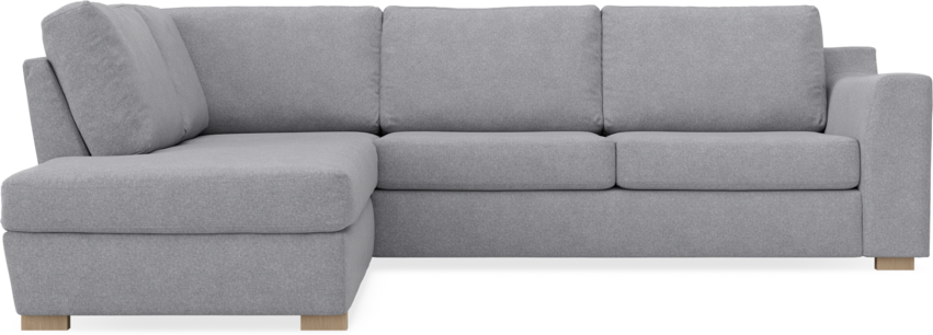 Friday - 2,5-sits soffa med divan vänster - Grå