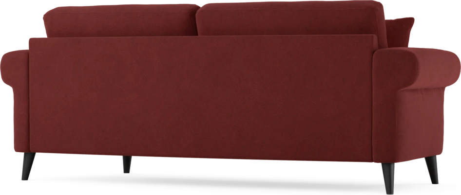 Eden - 2,5-sits soffa svängd - Röd