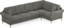 Eden - Hörnsoffa, 3+1-sits - Grå