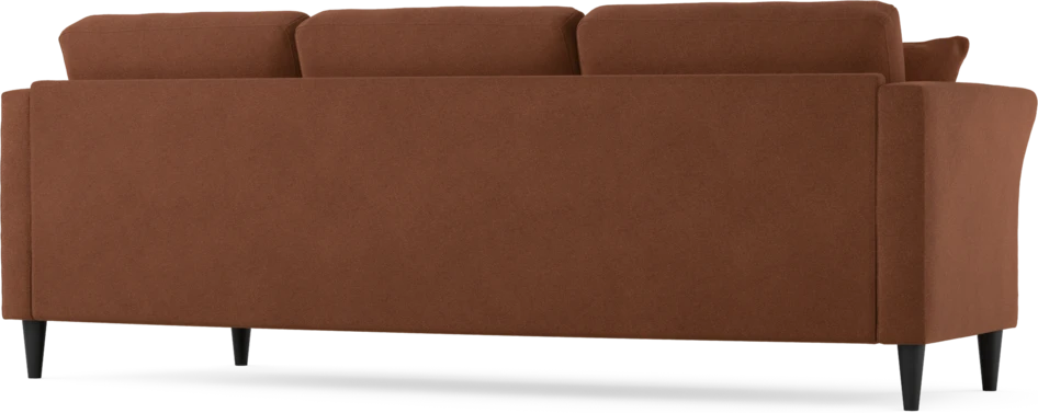 Eden - 3-sits soffa svängd - Orange