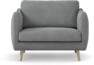 Madison - Fåtölj, 90 cm - Vit