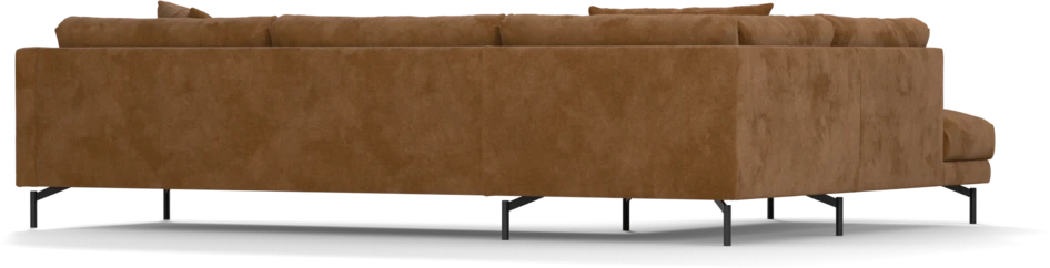 Harper - 3-sits soffa med divan vänster - Orange