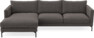 Impression Delux - 3-sits soffa med schäslong vänster - Grå