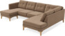 Rio - 3-sits soffa med schäslong vänster och divan höger - Beige