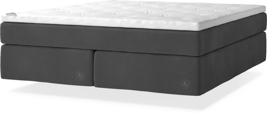 Cape Farewell Comfort - Kontinentalsäng, dubbelsäng med svävande utseende - Grå