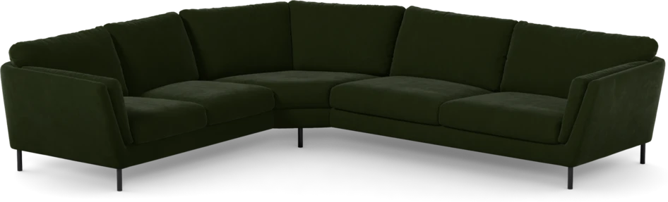 Madison Lux - Hörnsoffa 2+3-sits, hörn 2 - Grön