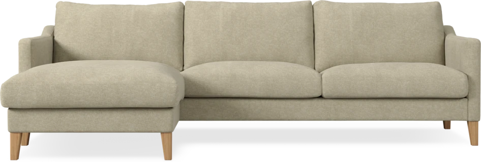 Winston - 3-sits soffa med schäslong, vändbar - Beige
