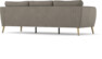 County - 3-sits soffa - Brun