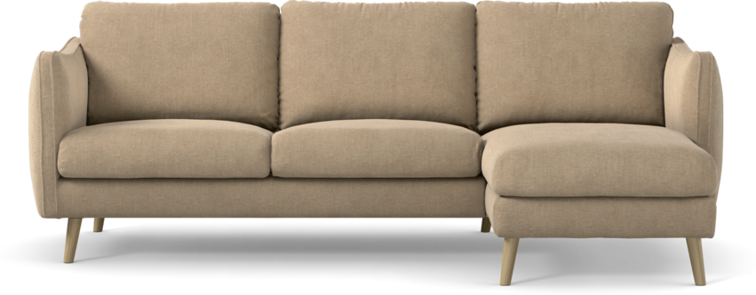 Madison - 2-sits soffa med schäslong höger - Beige