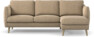 Madison - 2-sits soffa med schäslong höger - Beige