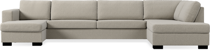 Nevada - 4-sits soffa med schäslong vänster och divan höger - Beige