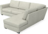Friday - 2,5-sits soffa med divan höger - Beige