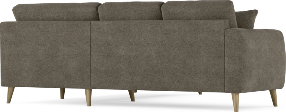 Eden - Hörnsoffa, 2+2-sits - Brun