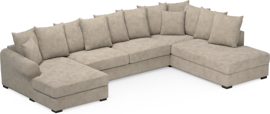 Town - 3-sits soffa med divan höger och schäslong vänster - Beige