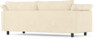 Cherrie - 2,5-sits soffa, fast klädsel - Vit