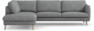 Madison - 3-sits soffa med divan vänster - Vit