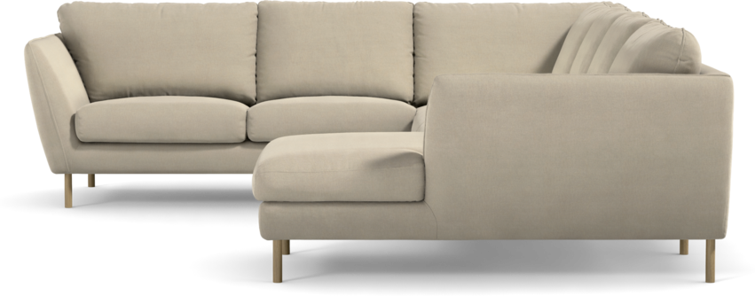 Madison Lux - Hörnsoffa med schäslong höger - Beige