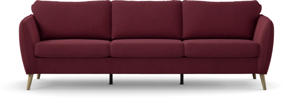 County - 3-sits soffa - Röd