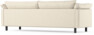 Cherrie - 4-sits soffa, fast klädsel - Beige