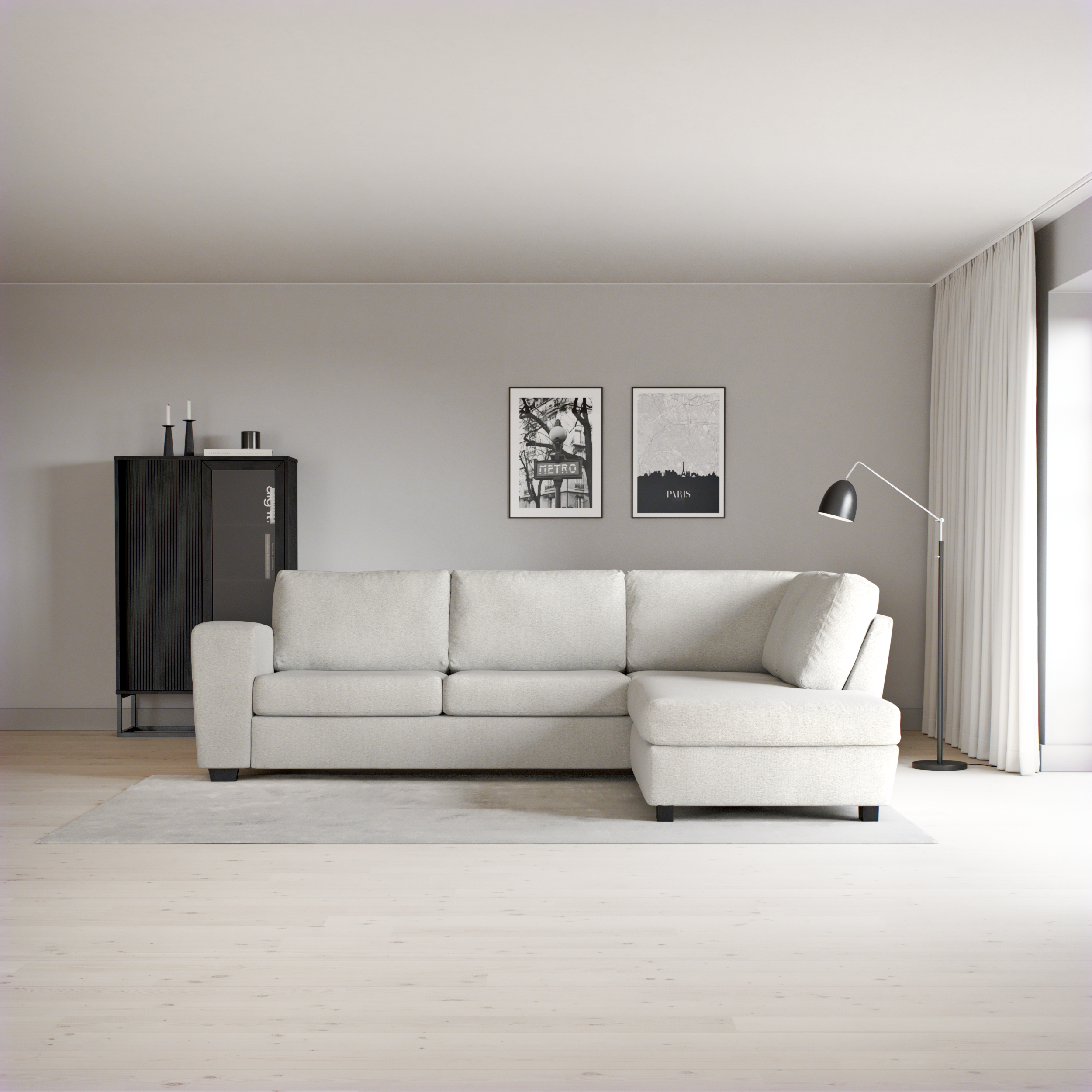 Friday - 2,5-sits soffa med divan höger - inspiration
